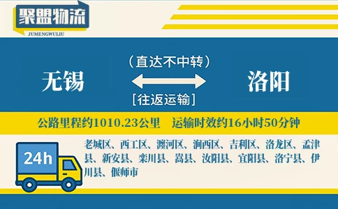 无锡至洛阳物流专线